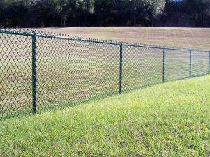 new chain link fence for dogs